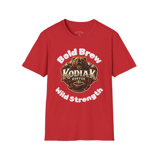 Kodiak Koffee Logo Unisex Softstyle T-Shirt