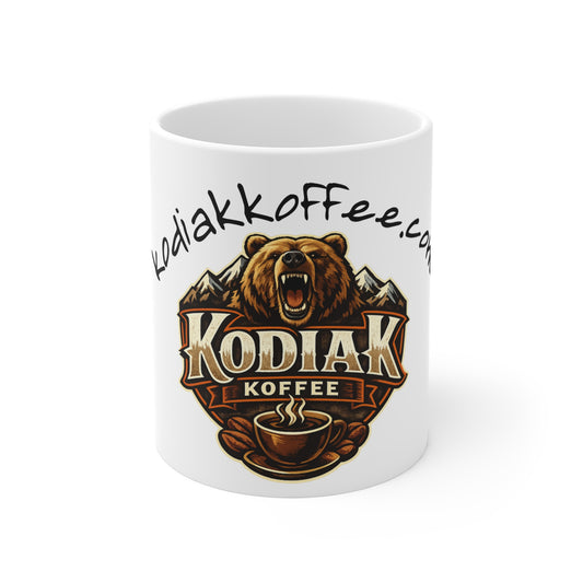 Kodiak Koffee logo Mug, Ceramic Coffee Cup