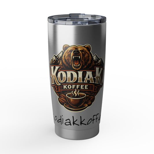 Kodiak Koffee Bear Logo Tumbler | Stainless 20oz Travel Cup