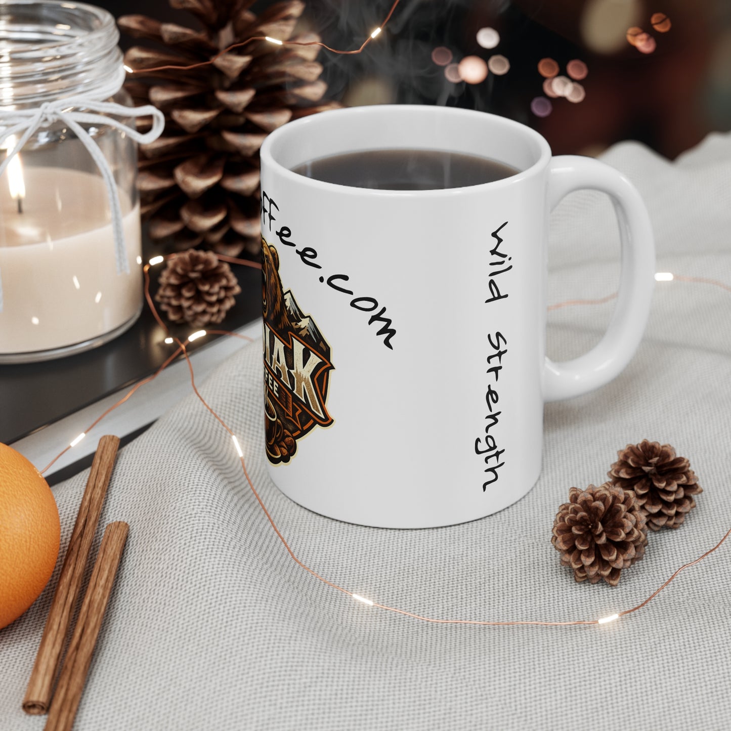 Kodiak Koffee logo Mug, Ceramic Coffee Cup
