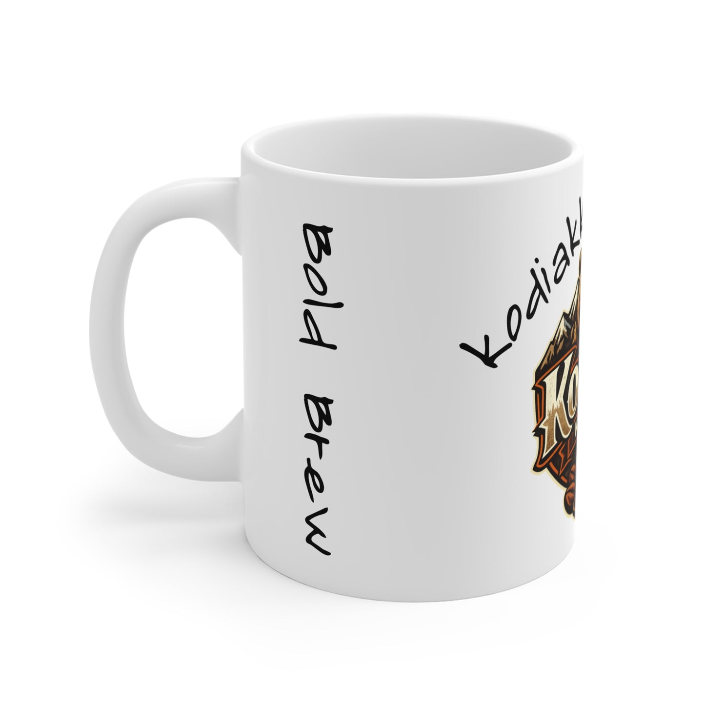 Kodiak Koffee logo Mug, Ceramic Coffee Cup
